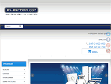 Tablet Screenshot of elektro037.com